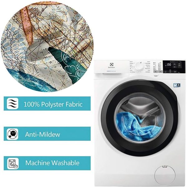 Printed Turtle Shower Curtain Bathroom Set Waterproof Shower Curtain, Size: Thicken165x180cm - Image 3