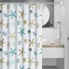 Bathroom Curtain Ocean Star Shower Curtain Environmental Protection Mildew Waterproof Shower Curtain, Size: 120x180CM - Image 2