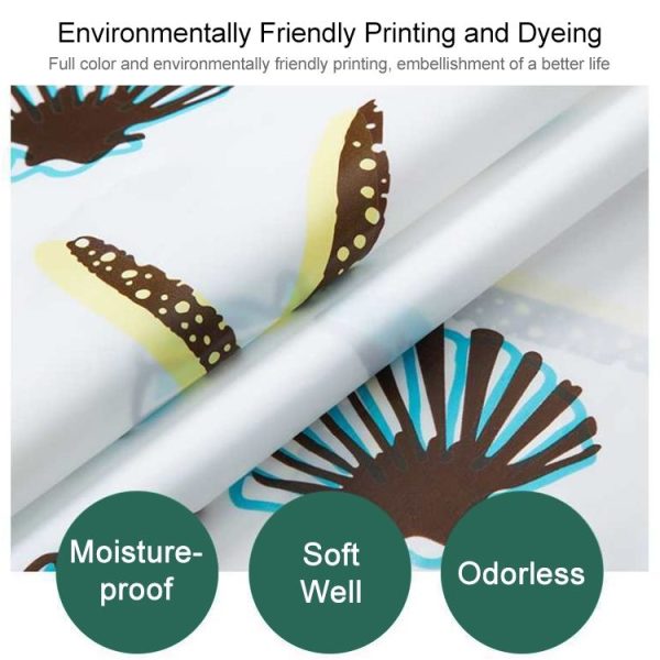 Bathroom Curtain Ocean Star Shower Curtain Environmental Protection Mildew Waterproof Shower Curtain, Size: 180x180CM - Image 3