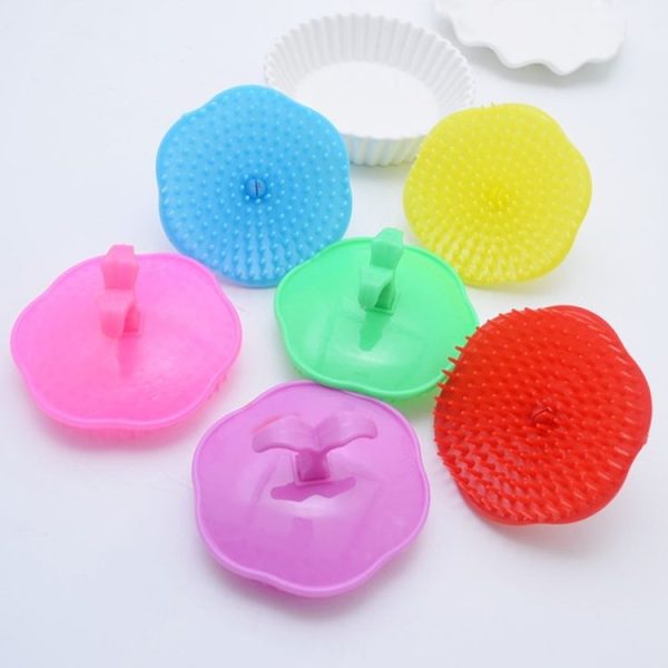 12 PCS Shampoo Brush Adult Scalp Massage Brush Soft Glue Bathroom Shampoo Comb, Random Color Delivery - Image 6