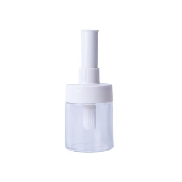 Kitchen Gadgets Silicone Heat Resisting Oil Bottle Brushes Barbecue Tool Portable Basting Brush (Dip White) - Image 2