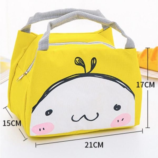 Portable Student Lunch Outdoor Portable Insulation Child Cute Student Lunch Box Bag (Shiba Inu) - Image 2