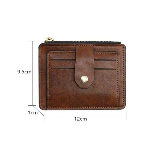 Personalized Creative Multi-function Card Package Card Holder Multi-card Advertising Gift Premium Bank Certificate Card Package (Brown) - Image 3