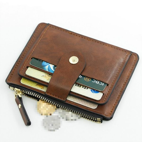 Personalized Creative Multi-function Card Package Card Holder Multi-card Advertising Gift Premium Bank Certificate Card Package (Brown) - Image 7