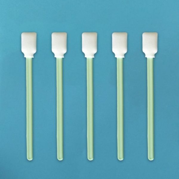 100 Sticks Inkjet Sponge Flat Head Cleaning Wipe Industrial Rod, Size: 13cm (5 inch Small Wide Sponge Head) - Image 5