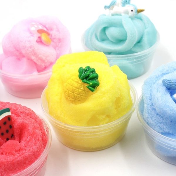 5 PCS DIY Fluffy Brushed Color Clay Plasticine Children Toys, Capacity: 60ml (Pink + Blue + Purple) - Image 4