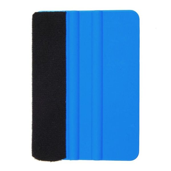 5pcs Felt Scraper Plastic Film Scraper Car Foil Cleaning Tools, Size: 10x7cm (Blue) - Image 4