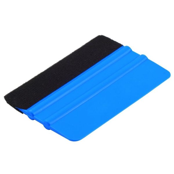 5pcs Felt Scraper Plastic Film Scraper Car Foil Cleaning Tools, Size: 10x7cm (Blue) - Image 5