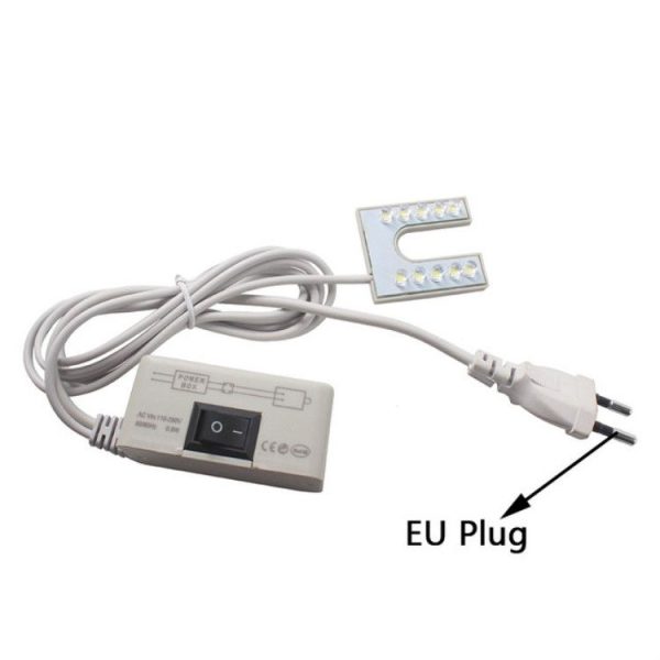 LED Sewing Machine Light U-shaped Bright Magnet Work Energy Saving Light (EU Plug) - Image 2