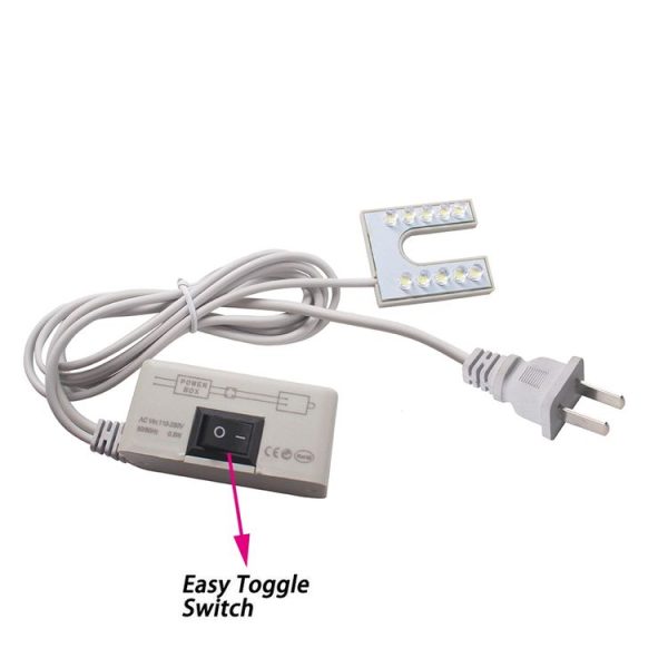 LED Sewing Machine Light U-shaped Bright Magnet Work Energy Saving Light (EU Plug) - Image 5