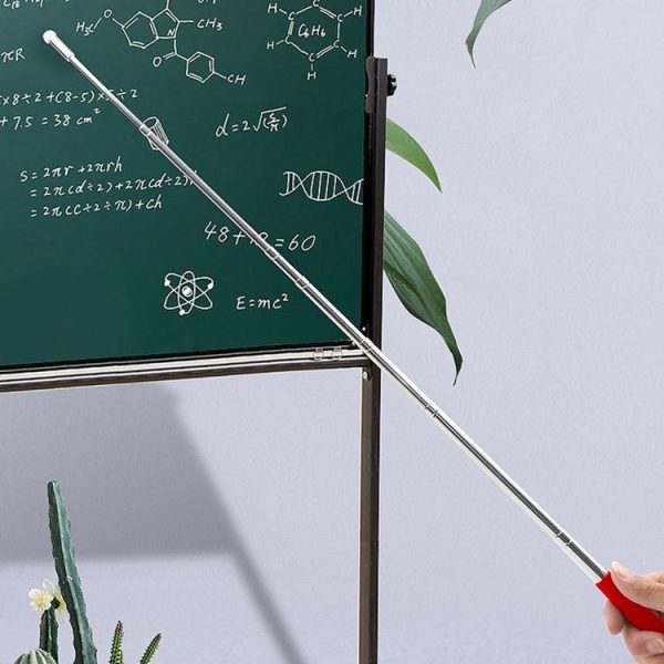 F12 Stainless Steel Electronic Whiteboard Teaching Touch Pointer Pen with 12mm Mushroom Head (Red)