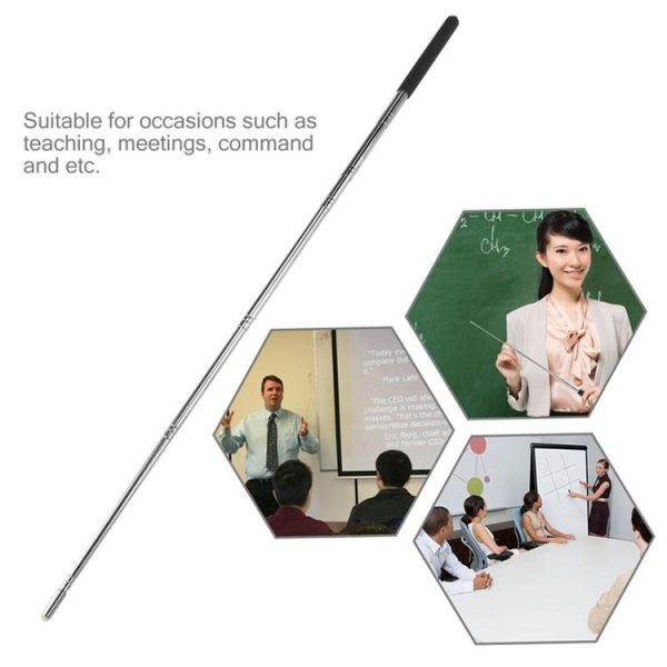 F12 Stainless Steel Electronic Whiteboard Teaching Touch Pointer Pen with 12mm Mushroom Head (Red) - Image 8