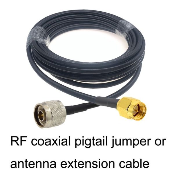 SMA Male to N Male RG58 Coaxial Adapter Cable, Cable Length: 1m - Image 4