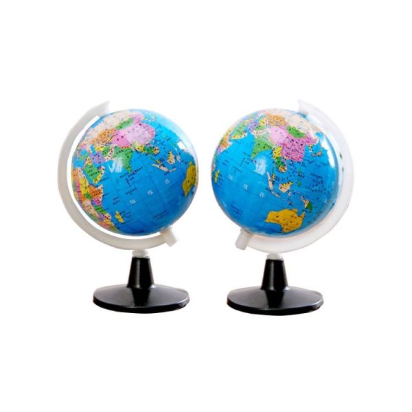 Globe World Earth Map Plastic Ball Geography Education Toys Frame Home Decoration Kids Gifts - Image 2