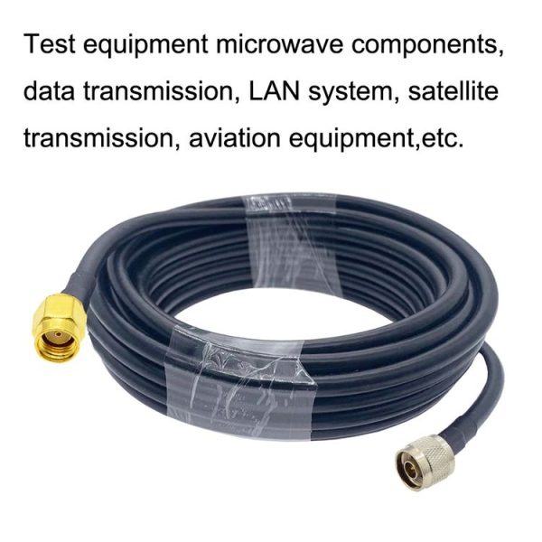 RP-SMA Male to N Male RG58 Coaxial Adapter Cable, Cable Length: 1.5m - Image 4