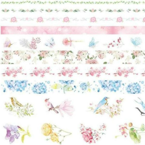 10 PCS / Set Paper Tape Set Clipper Label Shield Ancient Wind Girl Heart Student Hand Cute Sticker