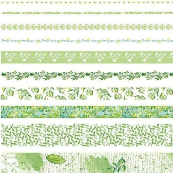 10 PCS / Set Paper Tape Set Clipper Label Shield Ancient Wind Girl Heart Student Hand Cute Sticker - Image 2