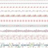 10 PCS / Set Paper Tape Set Clipper Label Shield Ancient Wind Girl Heart Student Hand Cute Sticker - Image 2