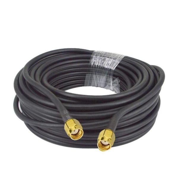 RP-SMA Male To RP-SMA Male RG58 Coaxial Adapter Cable, Cable Length: 0.5m - Image 2