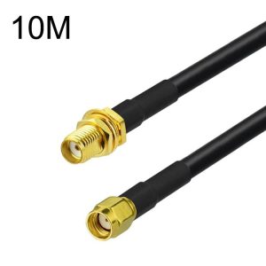 SMA Female To RP-SMA Male RG58 Coaxial Adapter Cable, Cable Length: 10m