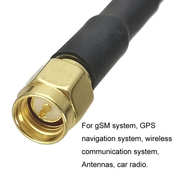 SMA Male To F TV Male RG58 Coaxial Adapter Cable, Cable Length: 0.5m - Image 3