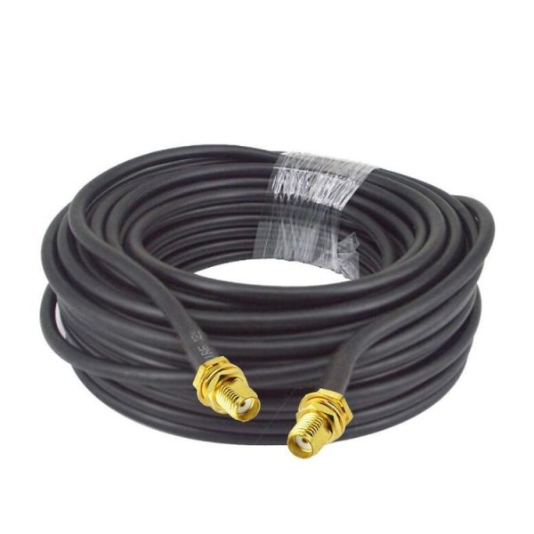 SMA Female To SMA Female RG58 Coaxial Adapter Cable, Cable Length: 0.5m - Image 2