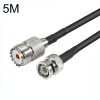 BNC Male To UHF Female RG58 Coaxial Adapter Cable, Cable Length: 5m