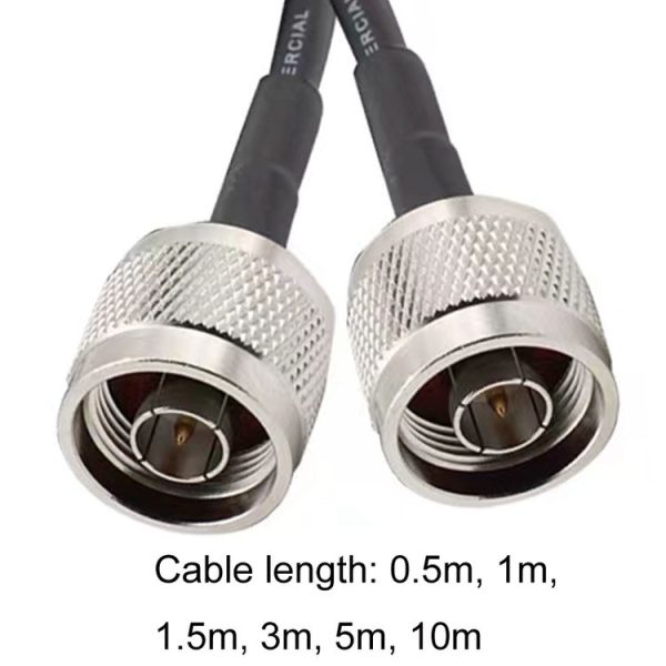 N Male To N Male RG58 Coaxial Adapter Cable, Cable Length: 0.5m - Image 4