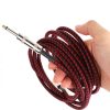 Guitar Connection Wire Folk Bass Performance Noise Reduction Elbow Audio Guitar Wire, Size: 3m (Red Black) - Image 2