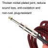 Guitar Connection Wire Folk Bass Performance Noise Reduction Elbow Audio Guitar Wire, Size: 3m (Red Black) - Image 4