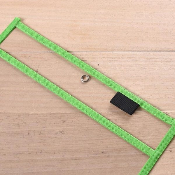 Erasable Hanging PVC A4 Transparent Sewing Red Document Dry Erase Bag, Size: 21x30cm (Green) - Image 5