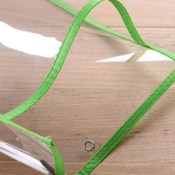 Erasable Hanging PVC A4 Transparent Sewing Red Document Dry Erase Bag, Size: 21x30cm (Green) - Image 6