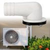Elbow Air Conditioning External Air Conditioner Outlet Drain Nozzle Universal Drainage Tool for LG Air Conditioner (Diameter 19mm)