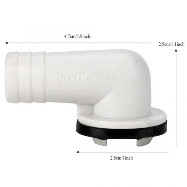 Elbow Air Conditioning External Air Conditioner Outlet Drain Nozzle Universal Drainage Tool for LG Air Conditioner (Diameter 19mm) - Image 6