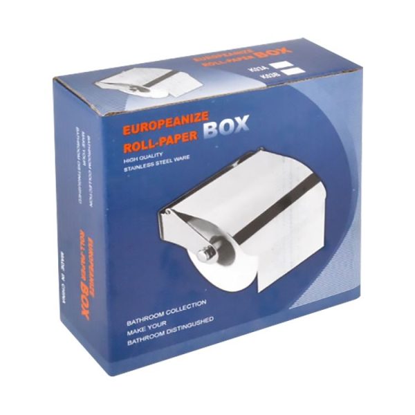 Wall Mounted Tissue Holder Stainless Steel Bathroom Roll Tissue Box Toilet Paper Holder - Image 5