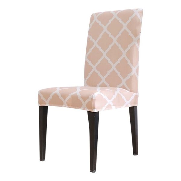 Universal Simple Stretch Chair Cover (Light Pink)