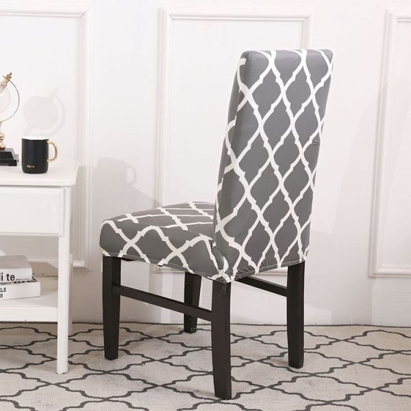 Universal Simple Stretch Chair Cover (Light Pink) - Image 6