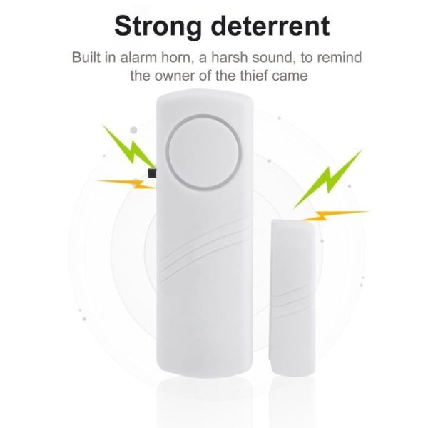 5 PCS JD-188 Door Window Wireless Burglar Alarm Door Magnetic Alarm Household Safety Equipment - Image 7