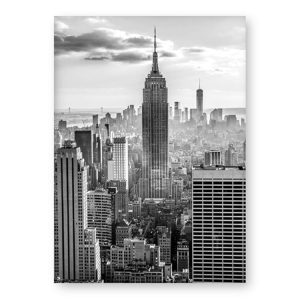 Modern Art Personality Poster Vintage Canvas Painting Wall Art Decoration Without Frame, Size: 30x40cm (City)