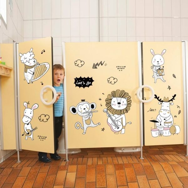Cartoon Animal Concert Children Room Wardrobe Decoration Cartoon Stickers, Size: 50X70cm - Image 6