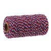 Two-color Cotton Thread Handmade DIY Drawstring Gift Box Packing Rope 2mm Thick (100m / Roll) (20)