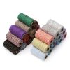 Two-color Cotton Thread Handmade DIY Drawstring Gift Box Packing Rope 2mm Thick (100m / Roll) (20) - Image 5