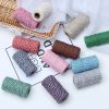 Two-color Cotton Thread Handmade DIY Drawstring Gift Box Packing Rope 2mm Thick (100m / Roll) (20) - Image 6