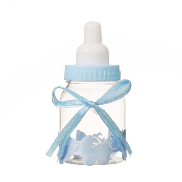 12 PCS Cute Nursing Bottle Wedding Candy Gift Box, Size: 9x4cm (Blue) - Image 2