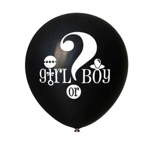 36 Inch Black Reveal Confetti Balloon Show Decoration (He or She) - Image 3