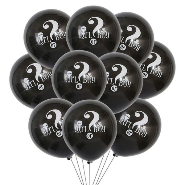 36 Inch Black Reveal Confetti Balloon Show Decoration (He or She) - Image 5