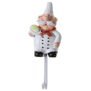 Creative Strong Hook Kitchen Bathroom Wall Glue Door Back Coat Hook (A)