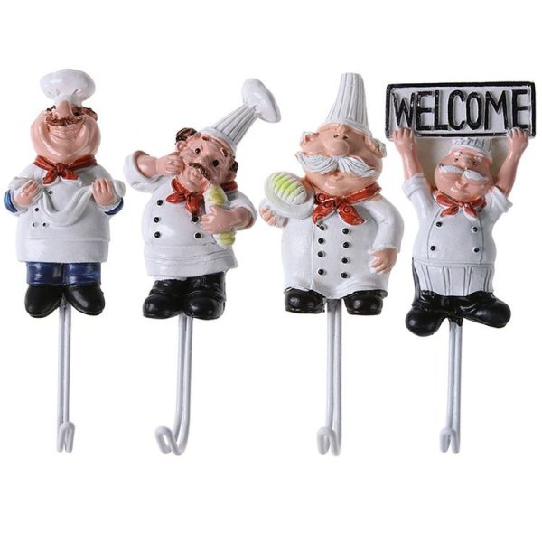 Creative Strong Hook Kitchen Bathroom Wall Glue Door Back Coat Hook (A) - Image 3