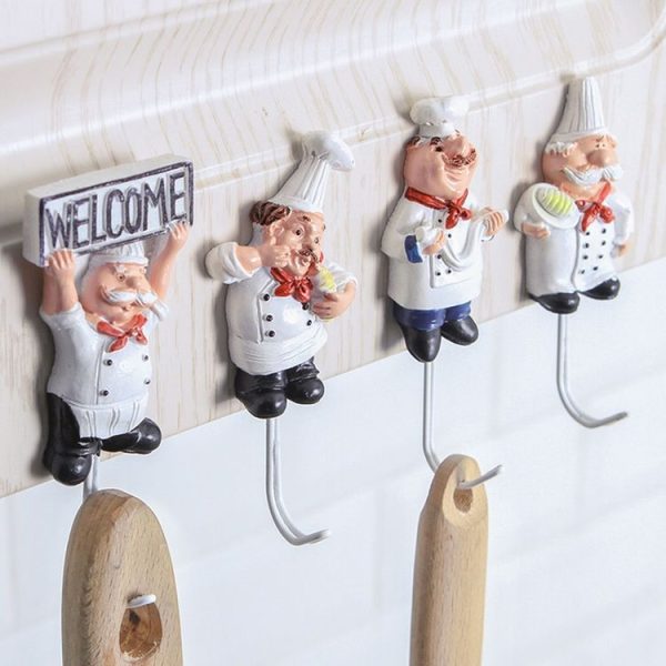 Creative Strong Hook Kitchen Bathroom Wall Glue Door Back Coat Hook (A) - Image 5