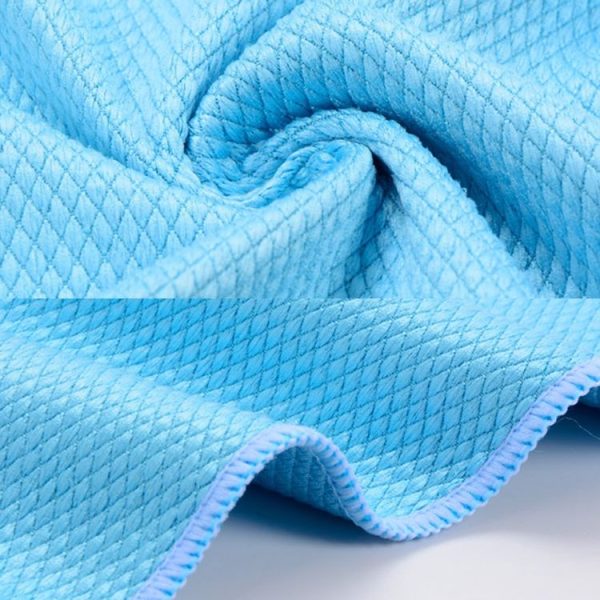 3 PCS Kitchen Glass Window Soft Fiber Clean Towel, 30 x 30 cm Colour: Color - Image 3